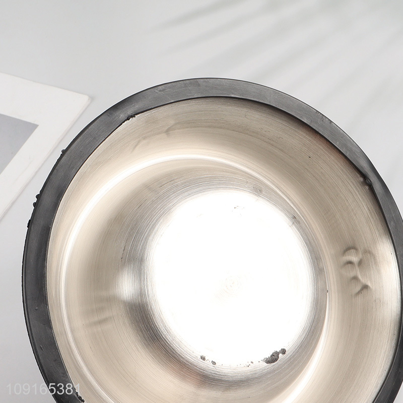 New Arrival Non-Slip Stainless Steel Pet Dog Bowl Cat Bowl