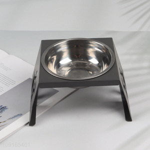 New Product Elevated <em>Dog</em> <em>Bowl</em> Stainless Steel <em>Dog</em> Food <em>Bowl</em>