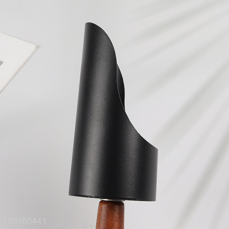 Factory Supply Carbon Steel Pet Food Scoop with Wooden Handle