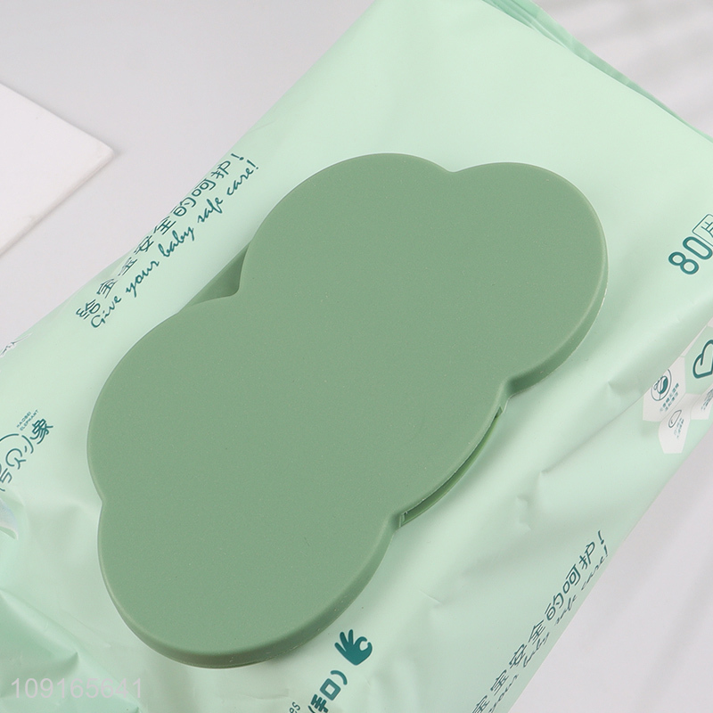 High Quality 80PCS Baby Wipes Fragrance Free Baby Hand and Face Wipes