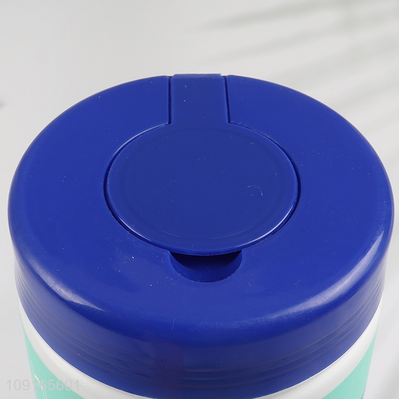 Good Quality 75PCS Disposable Sterilizing Wipes Gree Tea Scented Wet Wipes