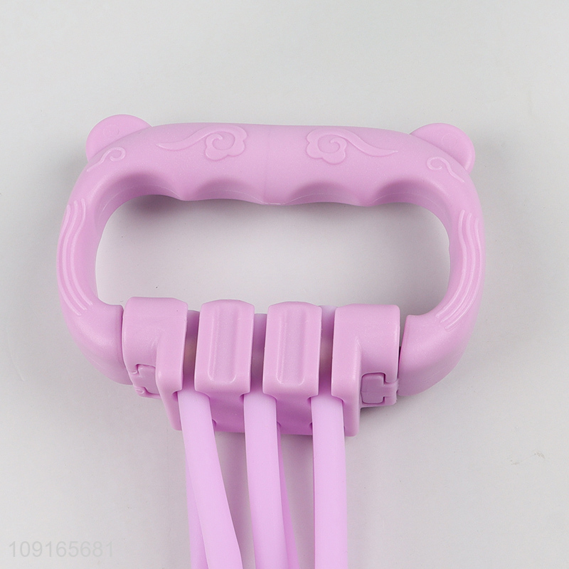 Hot Selling 6-Spring Chest Expander Exercise Resistance Bands for Women