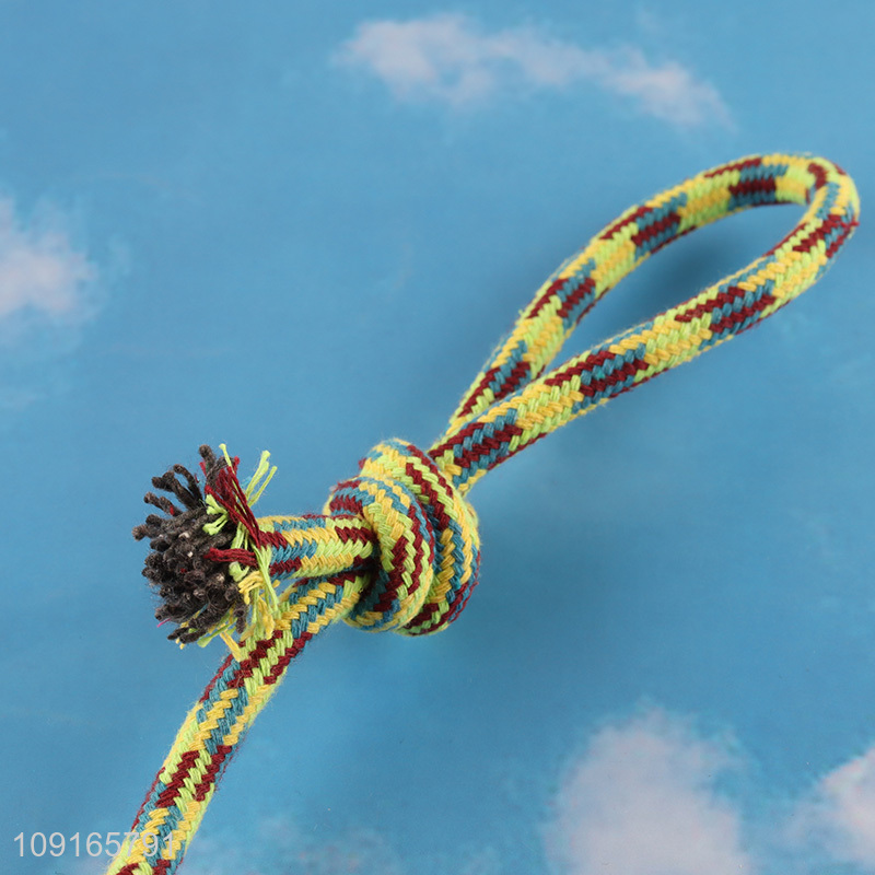 China supplier pet cotton rope toy pet chew toys