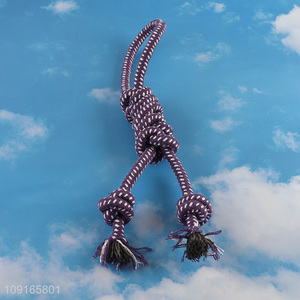 Top quality pet bite-resistant pet chew toys cotton rope toy