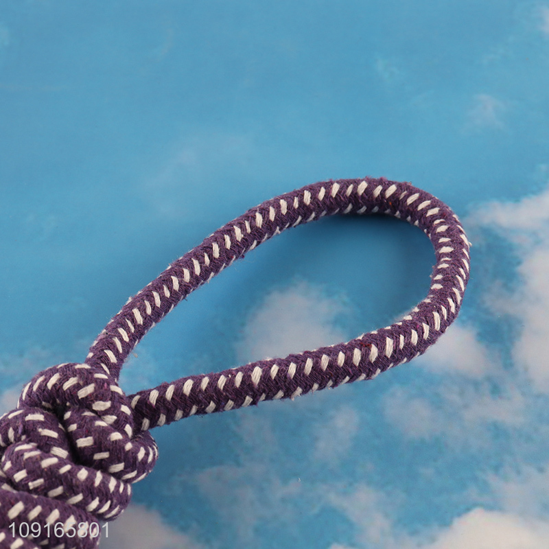 Top quality pet bite-resistant pet chew toys cotton rope toy