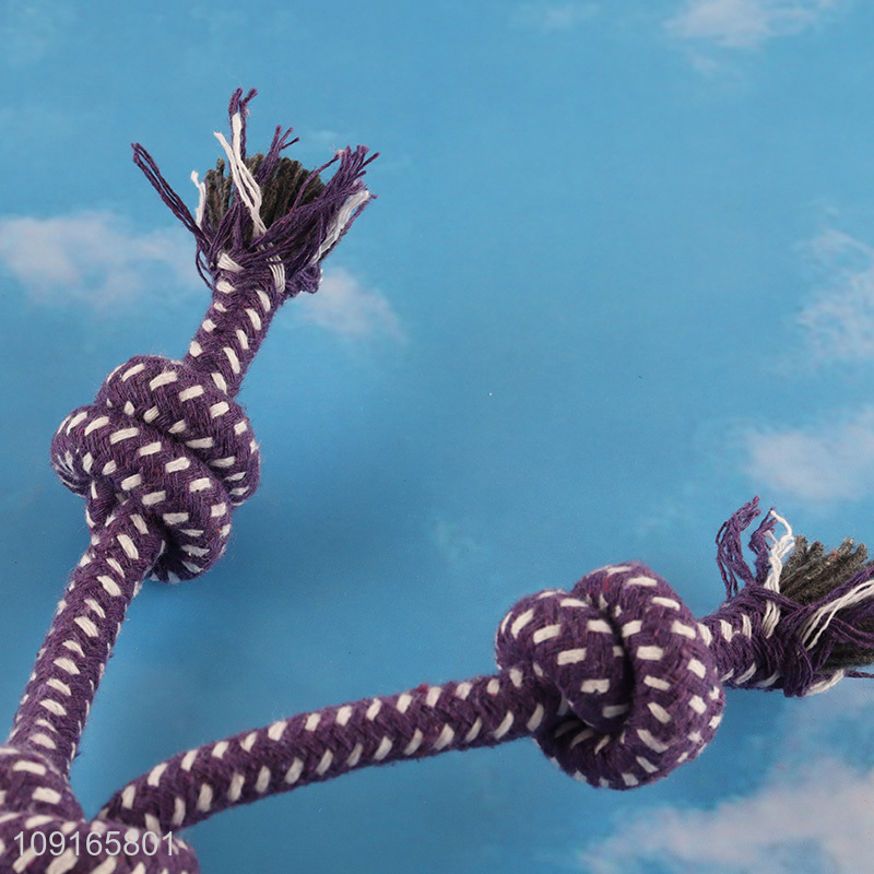 Top quality pet bite-resistant pet chew toys cotton rope toy