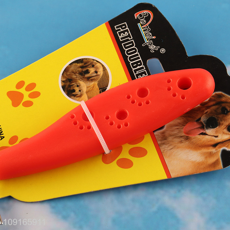 Factory price double-sided pet comb pet hair removal brush