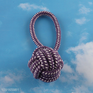 Good sale pet cotton rope chew toys pet teeth cleaning toy