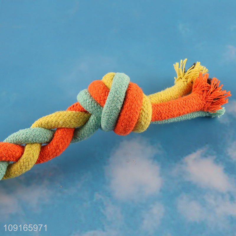 Top quality bite-resistant pet cotton rope chew toys for sale