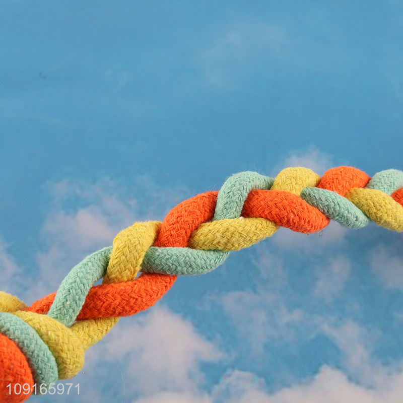 Top quality bite-resistant pet cotton rope chew toys for sale