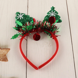 Online wholesale creative christmas hair hoop xmas tree hair hoop