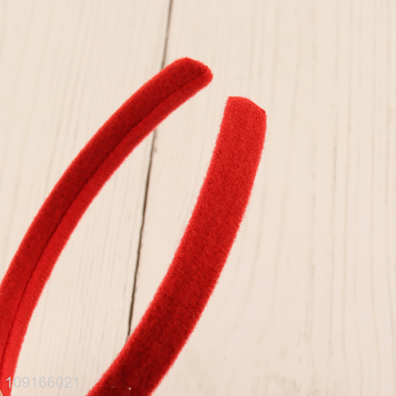 Hot sale christmas bear women christmas hair hoop wholesale