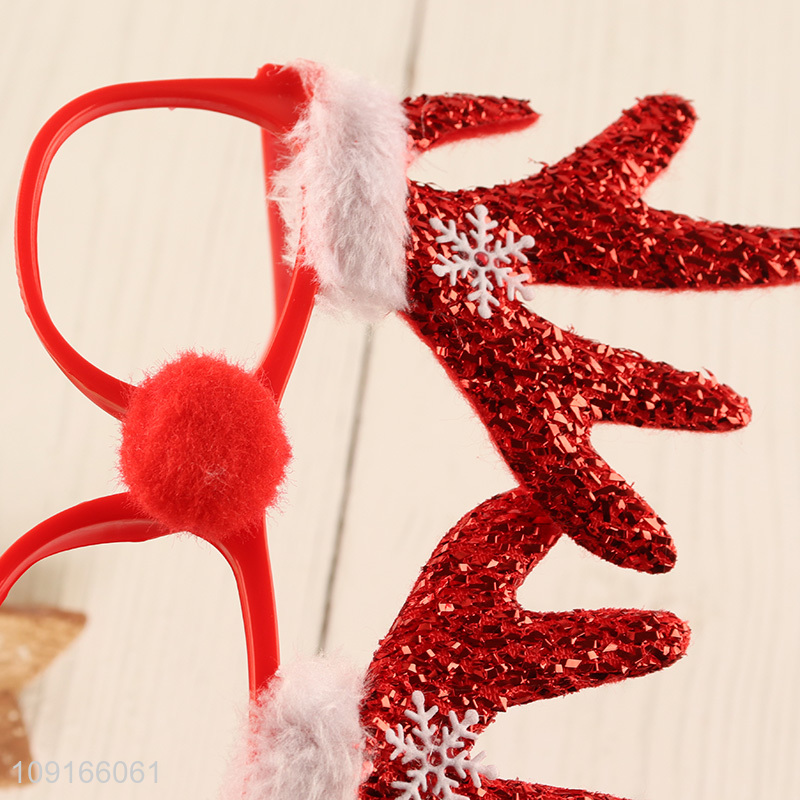 Hot products red christmas glasses party glasses for sale