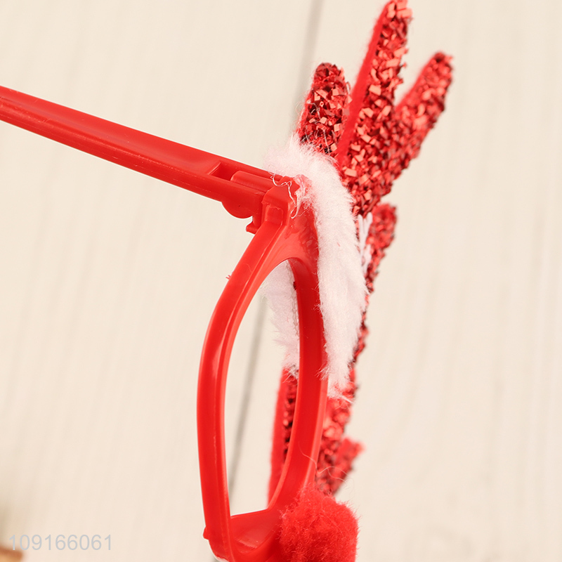 Hot products red christmas glasses party glasses for sale