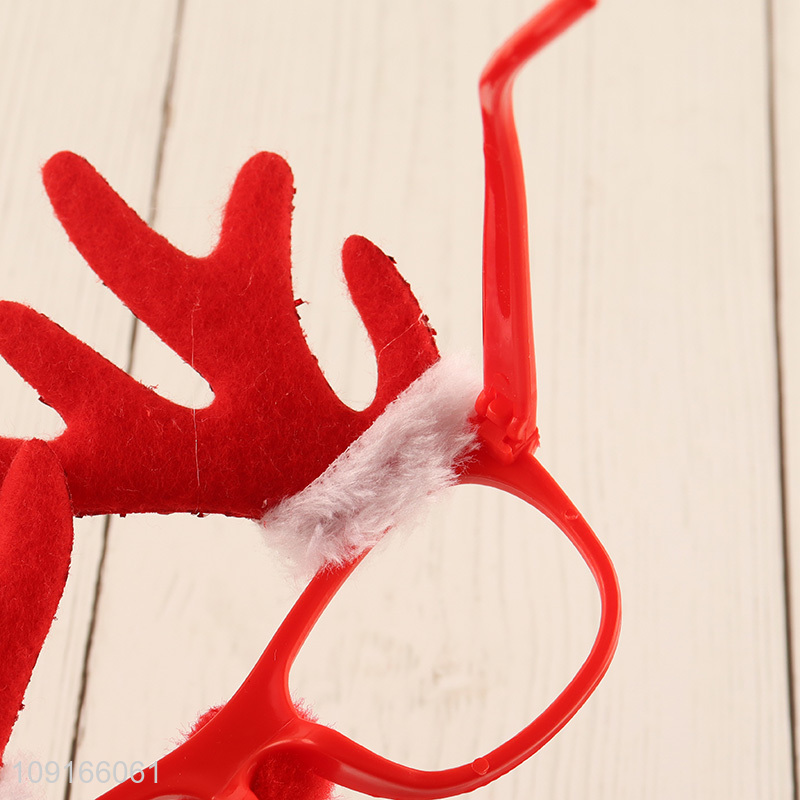 Hot products red christmas glasses party glasses for sale