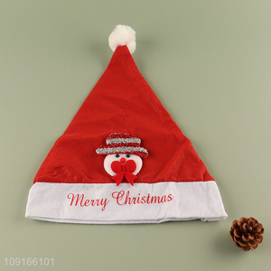 Factory wholesale merry christmas adult Santa hat christmas hat