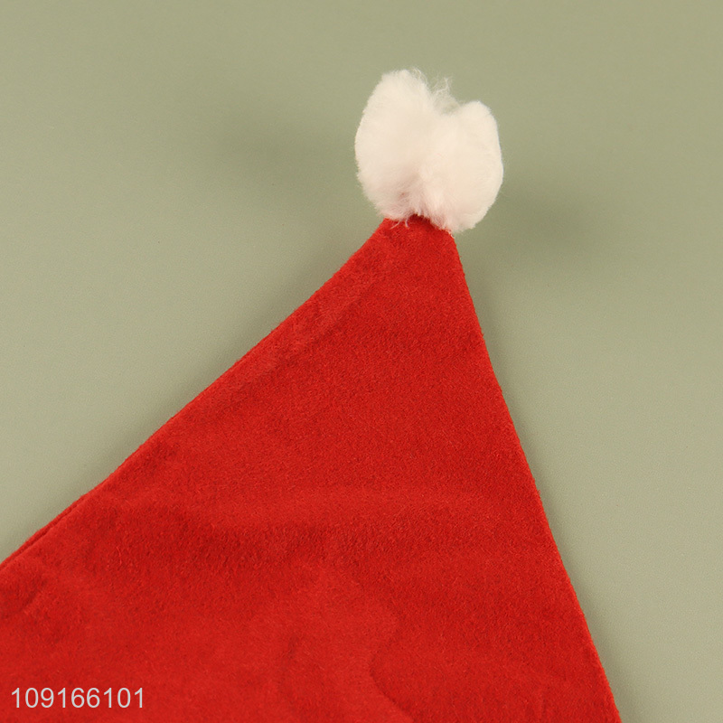 Factory wholesale merry christmas adult Santa hat christmas hat
