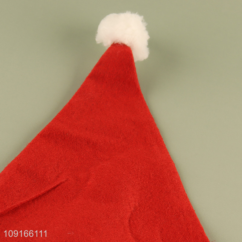 Top selling creative polyester Santa hat christmas hat wholesale