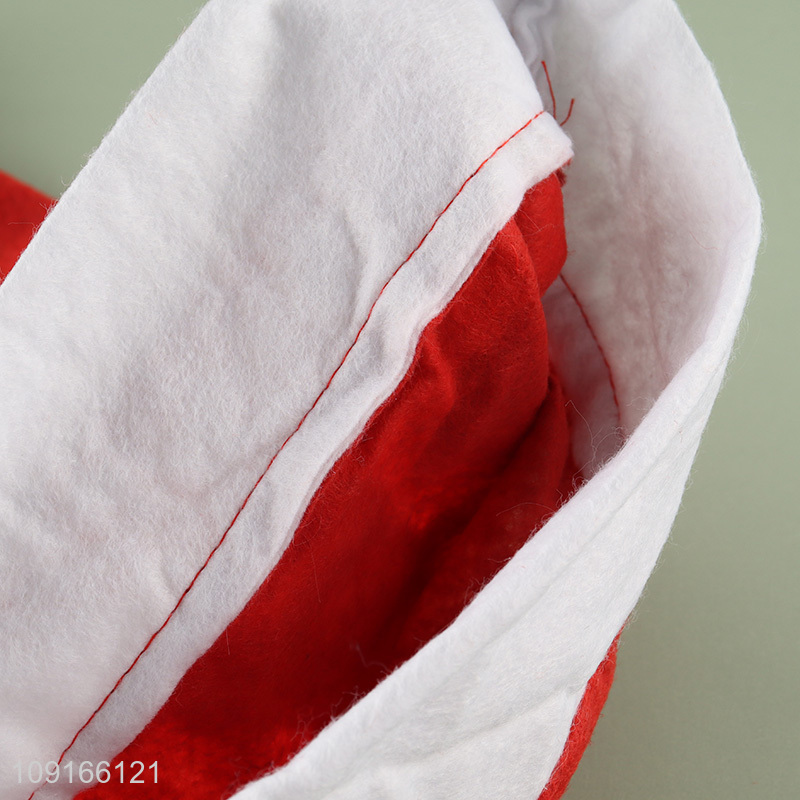 Yiwu market snowman merry christmas polyester Santa hat christmas hat