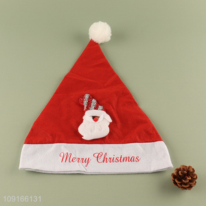 Popular products adult polyester Santa hat christmas hat for sale