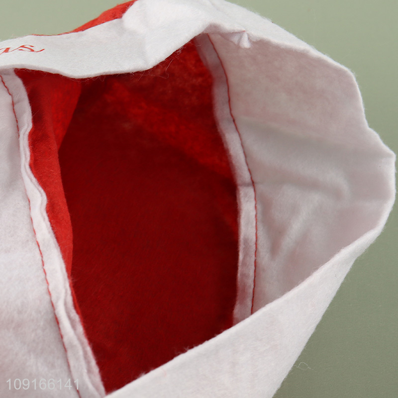 Best price party supplies polyester Santa hat christmas hat