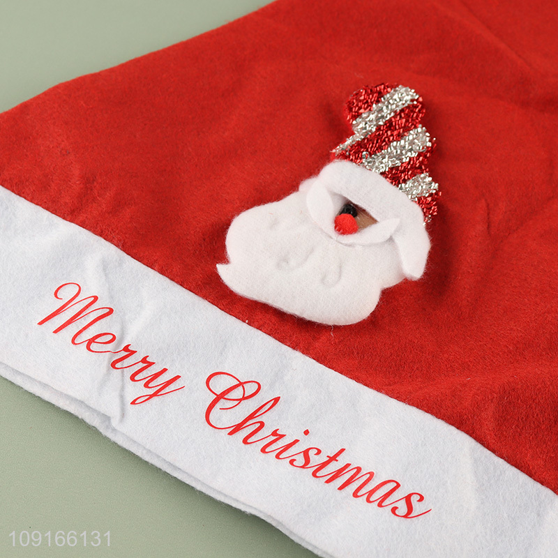 Popular products adult polyester Santa hat christmas hat for sale