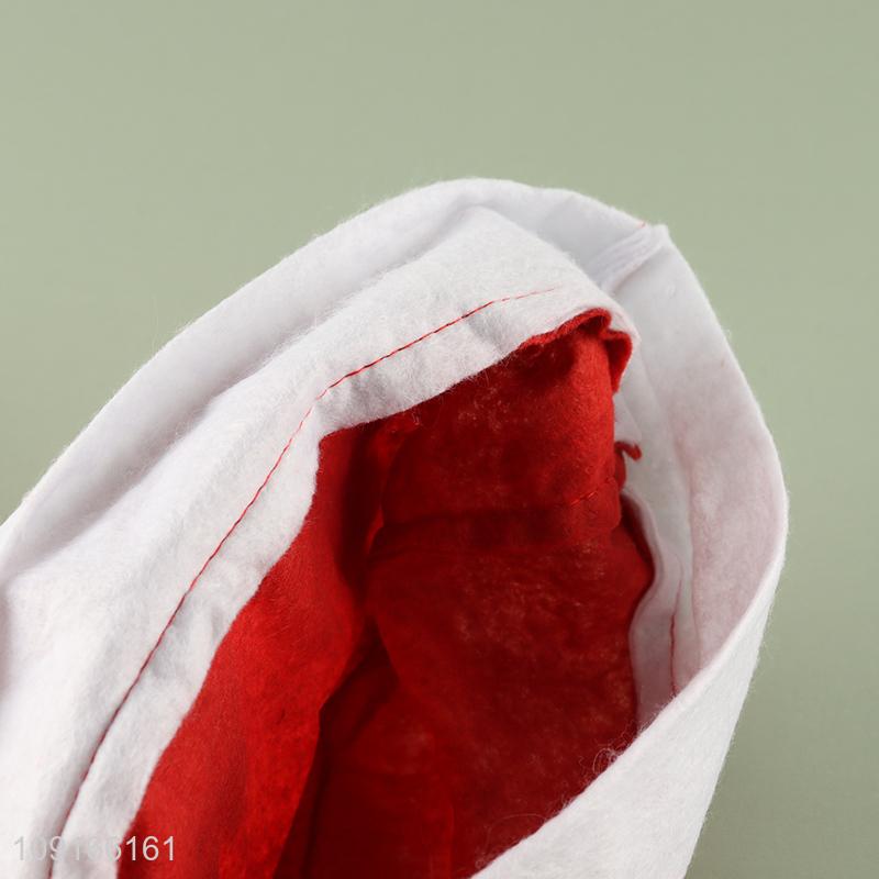 China products adult polyester Santa hat christmas hat for sale