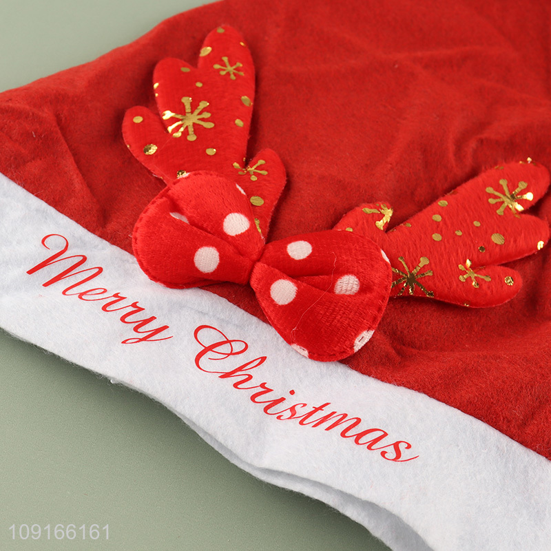 China products adult polyester Santa hat christmas hat for sale