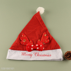 China products adult polyester Santa hat christmas hat for sale