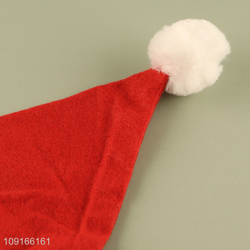China products adult polyester Santa hat christmas hat for sale