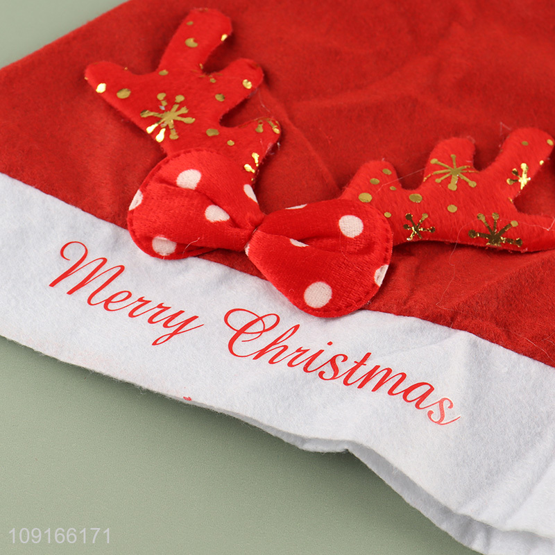 China factory merry christmas polyester Santa hat christmas hat