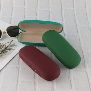 China products multicolor pu leather portable glasses box glasses case