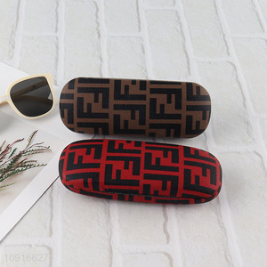 Factory price multicolor fashion pu leather glasses box sunglasses case