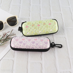 Yiwu market heart printed eva glasses box glasses case for sale