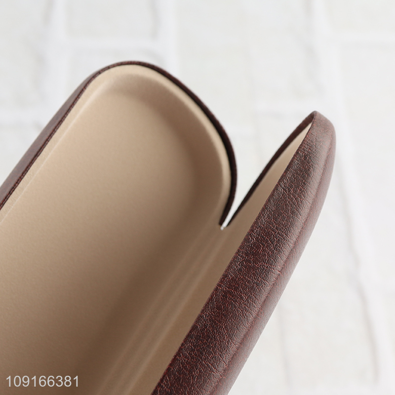 China supplier pu leather portable glasses box glasses case