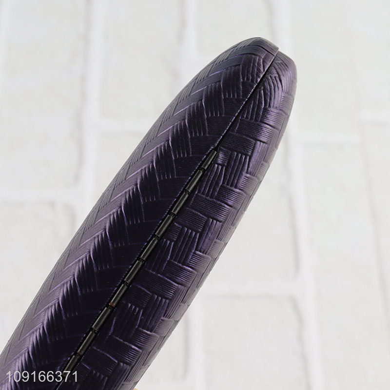 Factory supply pu leather glasses box glasses case for sale