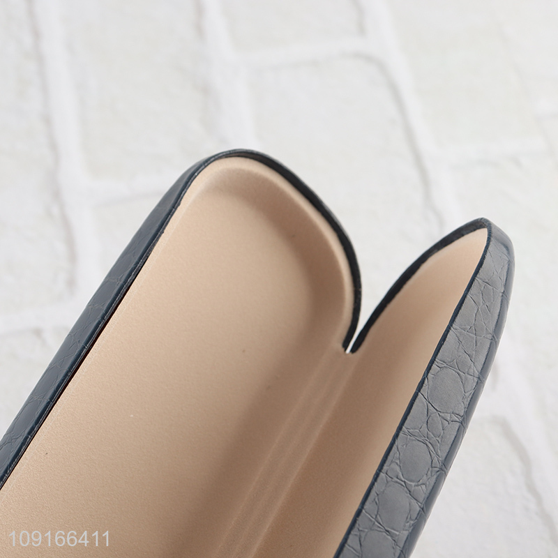 New style fashion pu leather glasses box glasses case