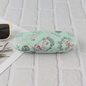 Factory price flower pattern glasses box glasses case sunglasses case