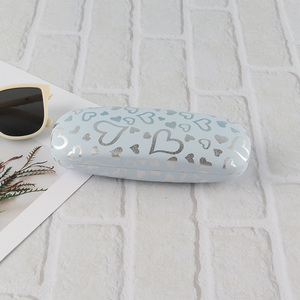 Yiwu market heart printed glasses box glasses case sunglasses case