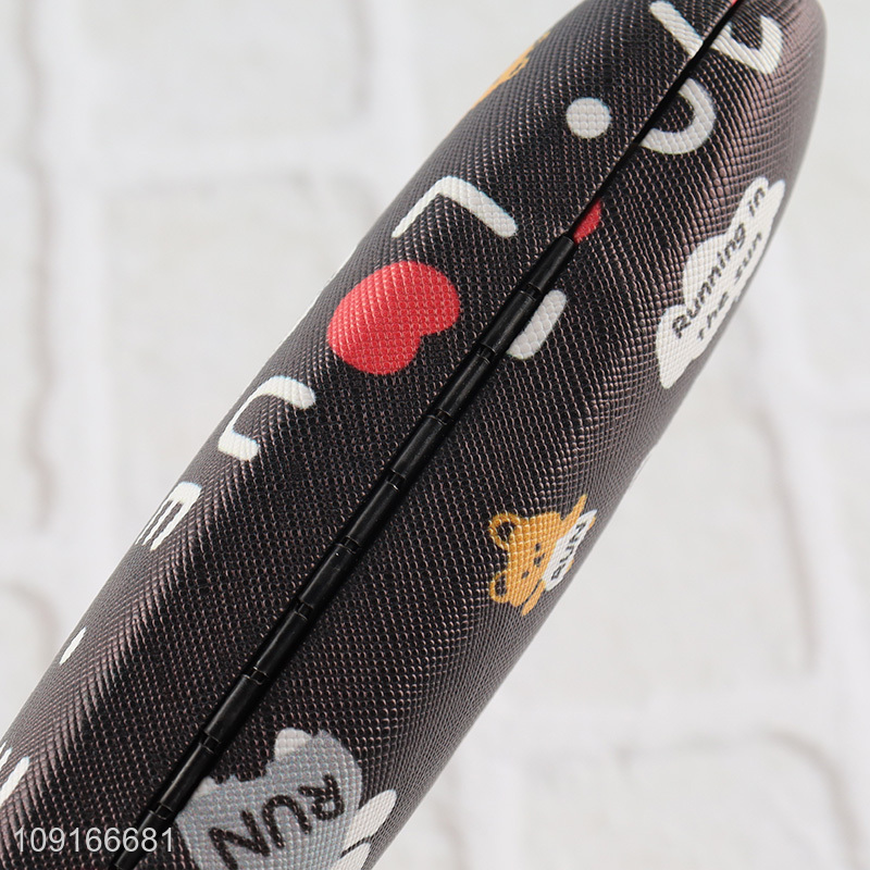 Low price bear printed glasses box glasses case sunglasses case