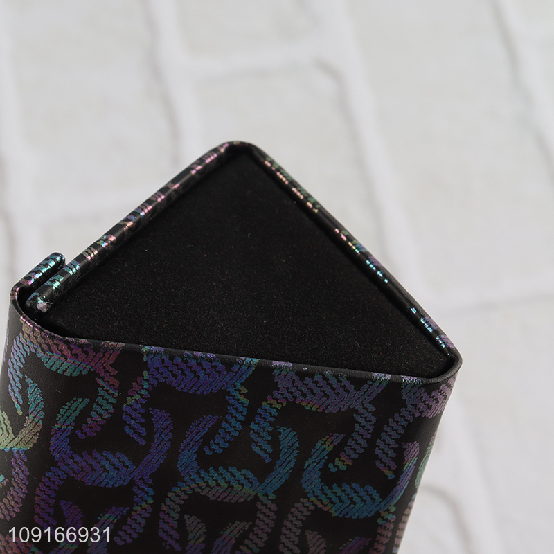 China wholesale fashion triangle glasses box glasses case sunglasses case