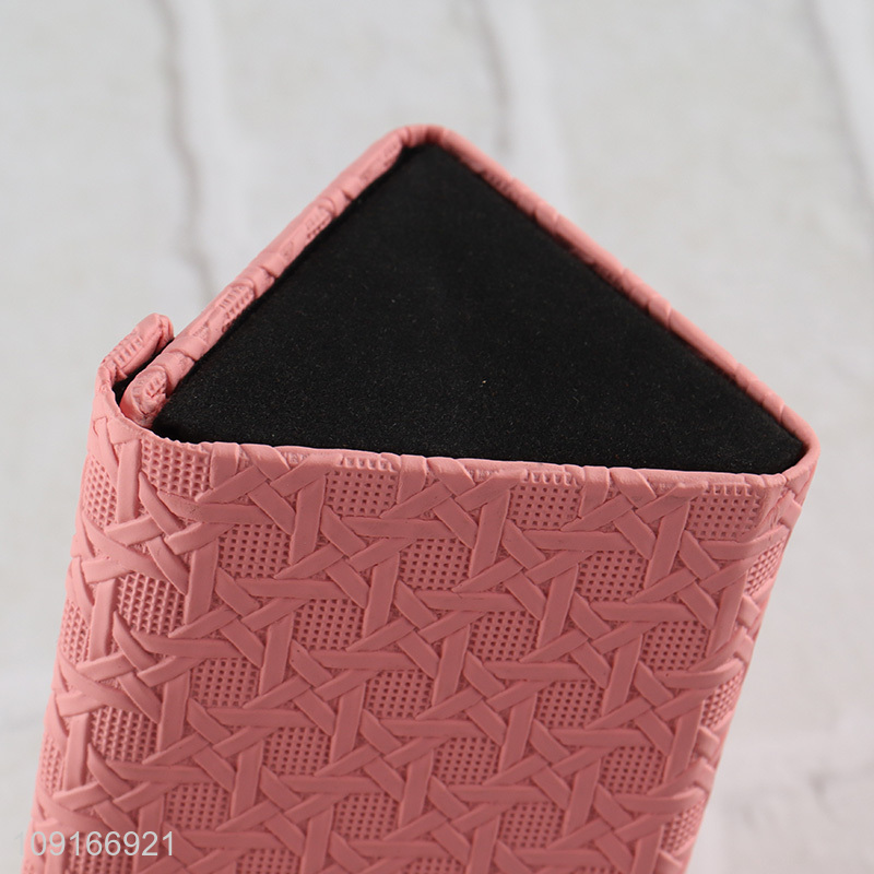 Factory wholesale multicolor triangle glasses box glasses case sunglasses case