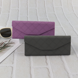 Most popular multicolor pu triangle glasses box glasses case sunglasses case