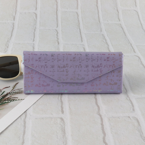 Hot sale folding fashion triangle glasses box glasses case sunglasses case