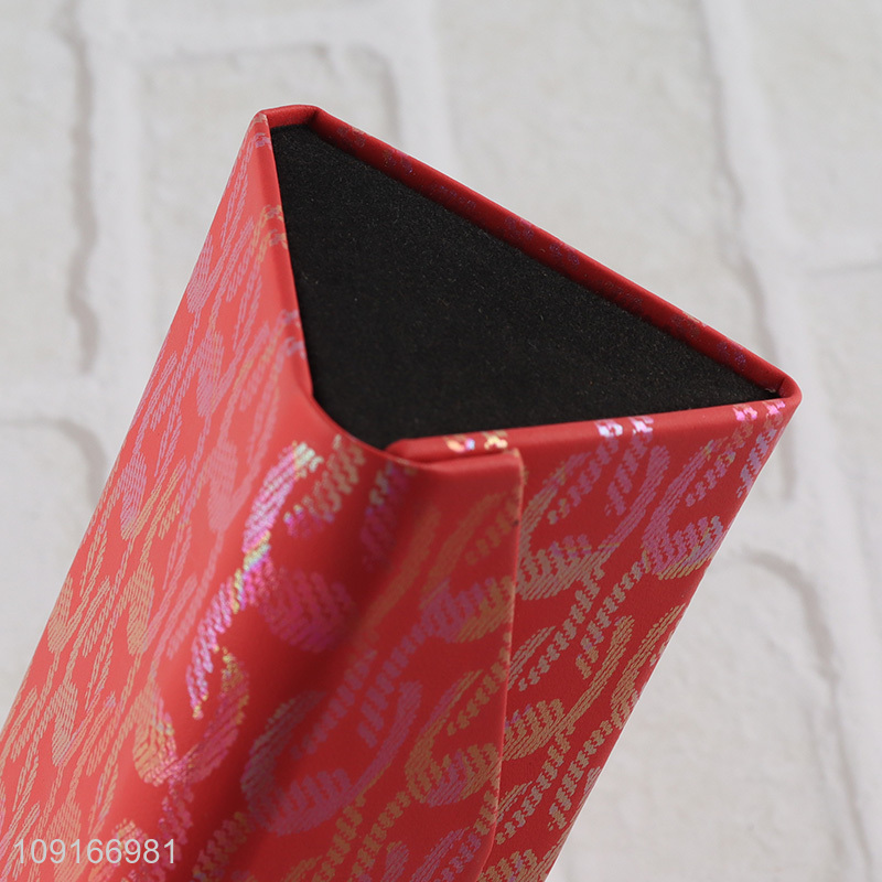 Good price fashion triangle glasses box glasses case sunglasses case