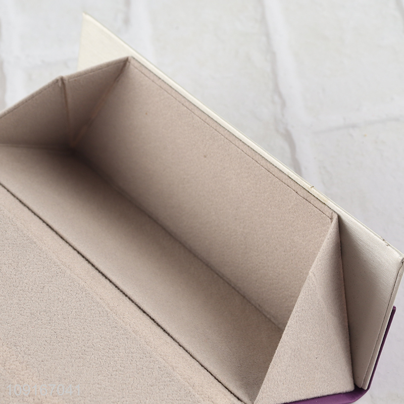 Top sale fashion triangle glasses box glasses case sunglasses case