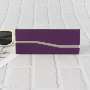 Top sale fashion triangle glasses box glasses case sunglasses case