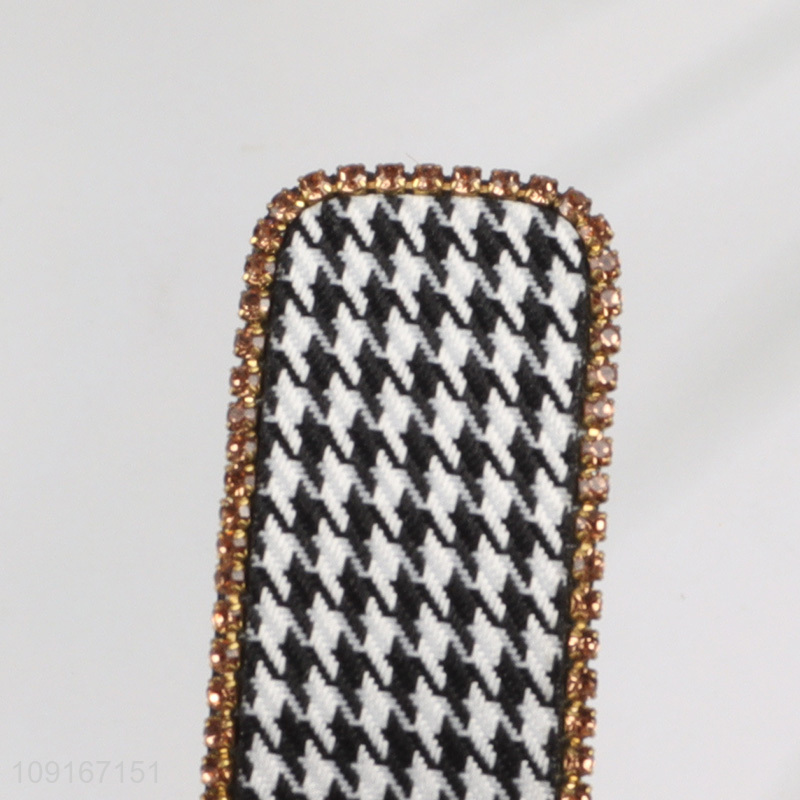 Hot Selling 2PCS Aesthetic Houndstooth Hair Clips Hair Barrettes for Women