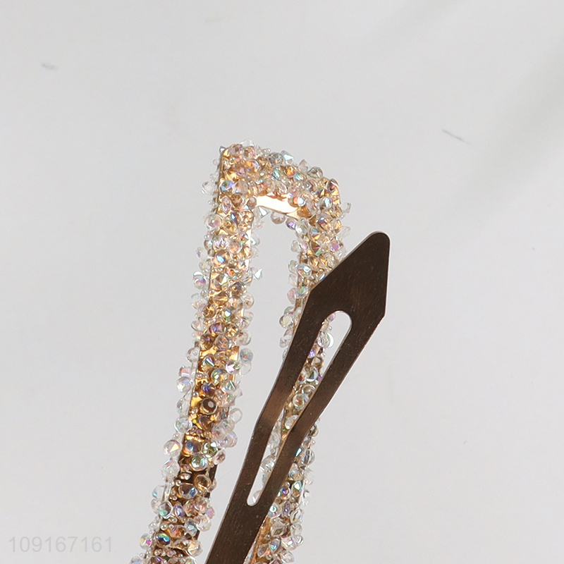 High Quality 2PCS Luxury Hair Clips Hair Barrettes Fashion Hair Accessories