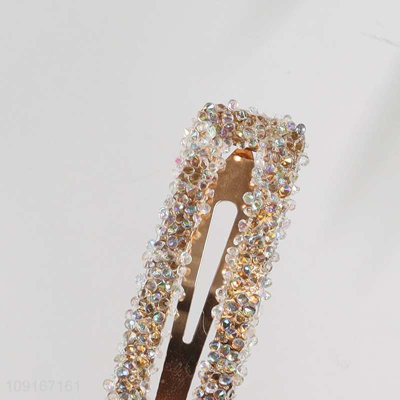 High Quality 2PCS Luxury Hair Clips Hair Barrettes Fashion Hair Accessories